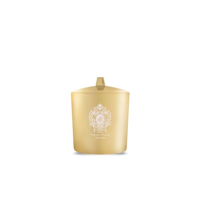 Tiziana Terenzi Cassiopea Gold Glass 2 Wood Wicks - Uniseks svijeća